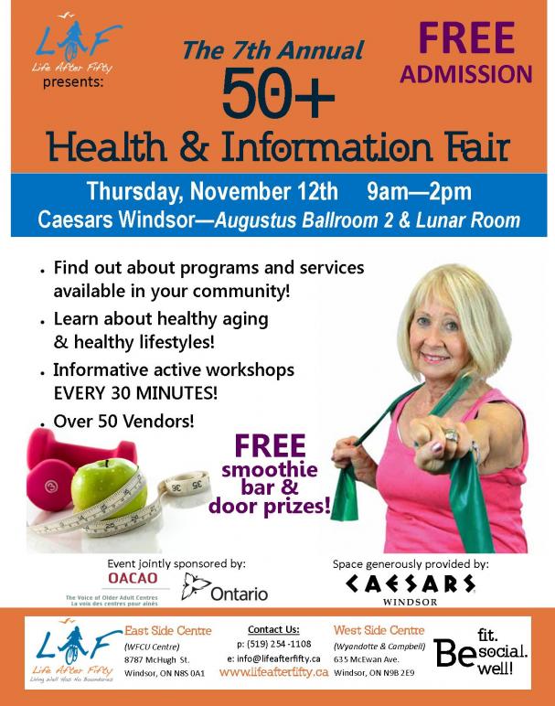 Life After Fifty - Events - 50+ Health & Information Fair